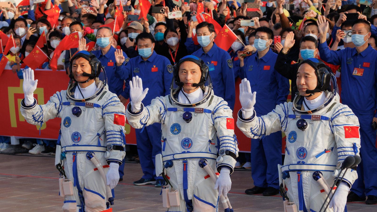 China launches Shenzhou-16 manned space flight mission, Jiuquan - 30 May 2023
