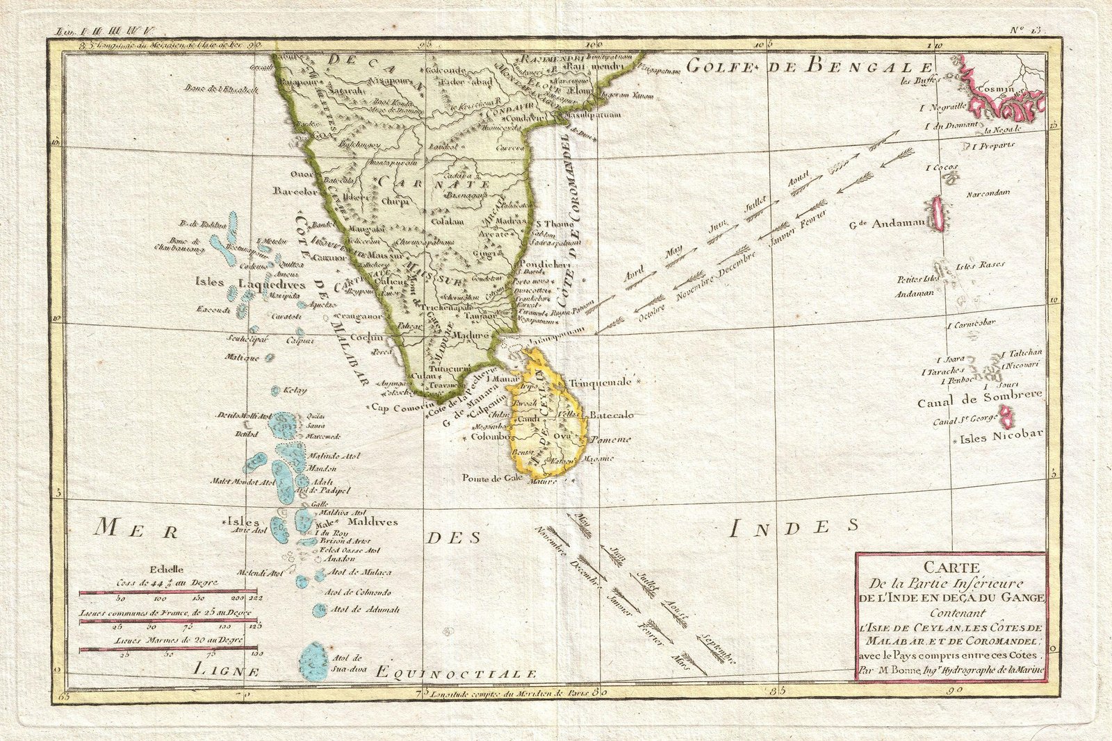 1780_Bonne_Map_of_Southern_India,_Ceylon,_and_the_Maldives_-_Geographicus_-_IndiaSouth-bonne-1780