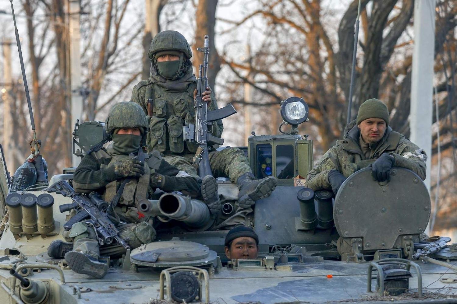 Russian troops