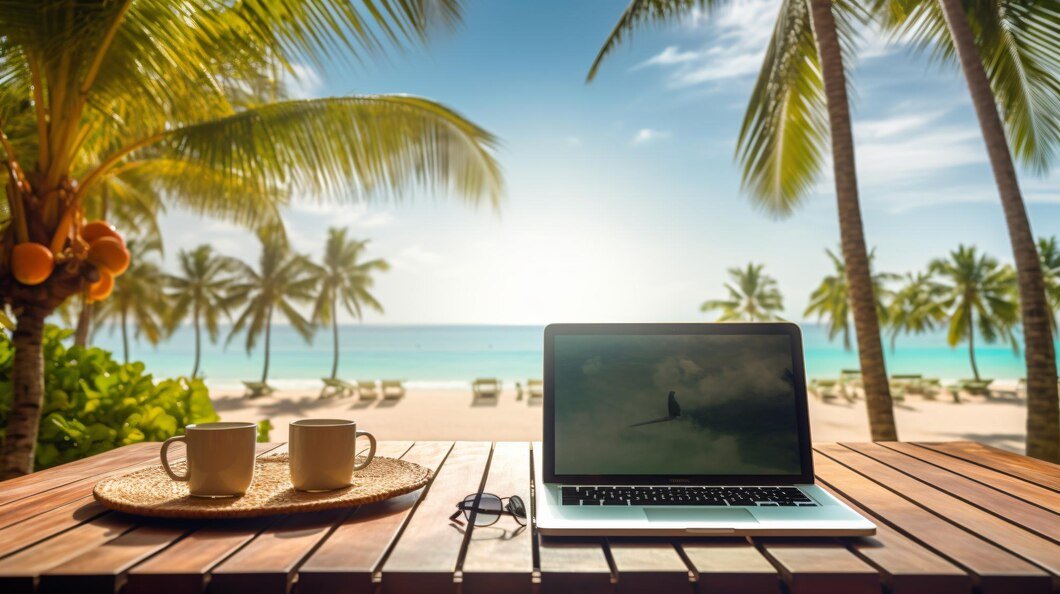 laptop-with-cut-out-screen-sea-resort-remote-work_955834-4631