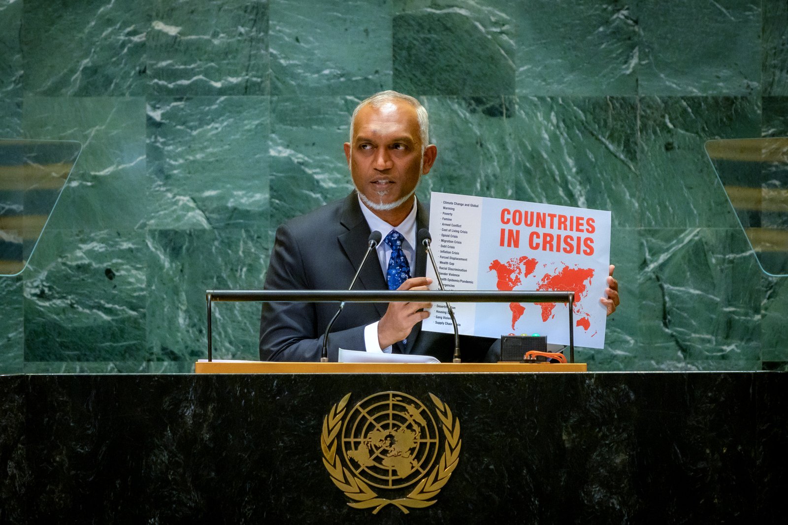 President of Maldives Addresses 79th Session of General Assembly Debate