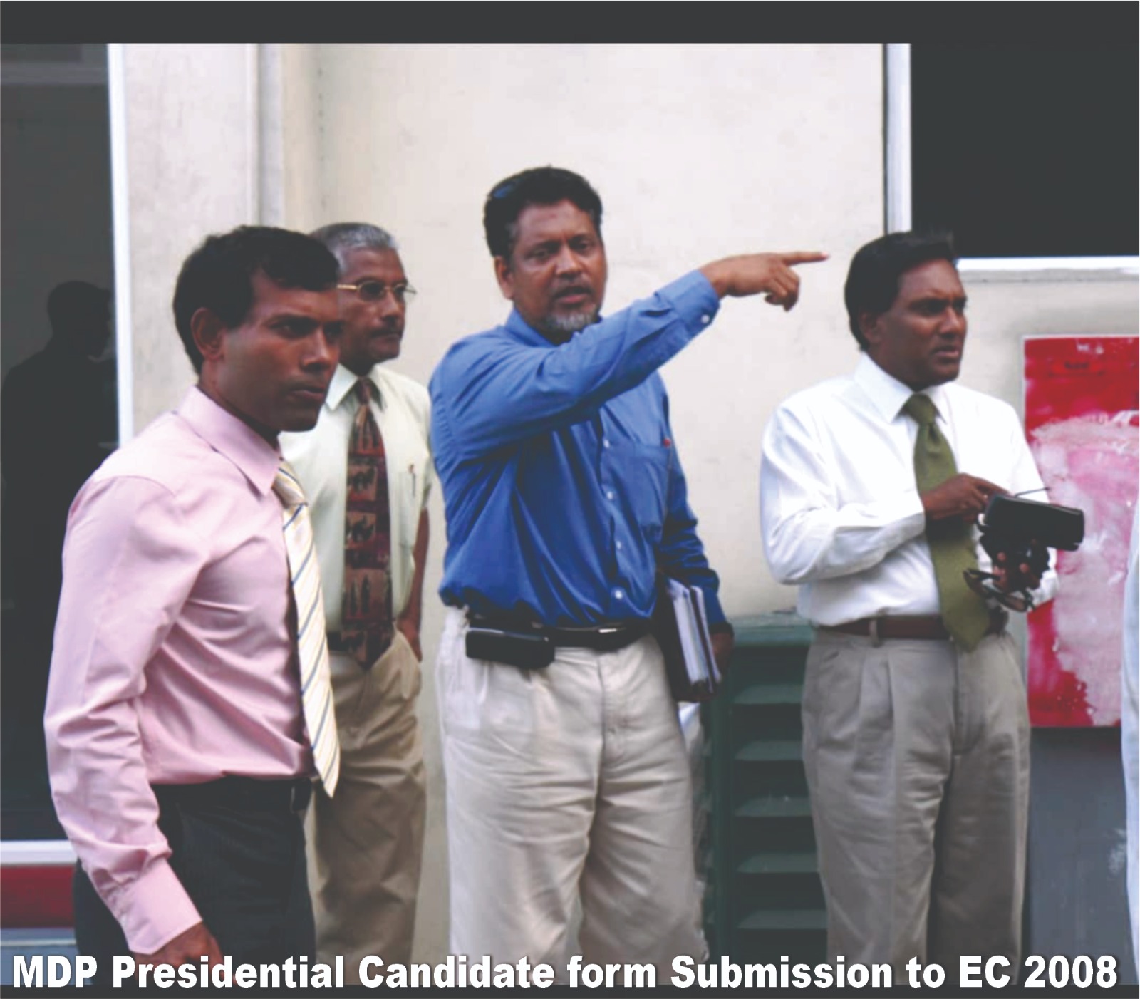 MDP Presidential Candidate form submssion 2008