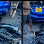 ހުޅުމާލެއާ މާލެއާ ދޭތެރޭ އޮންނަ ހައިވޭގައި ނުރައްކާތެރި އެކްސިޑެންޓެއް