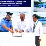 ފޮއްދޫގައި އިމާރާތްކުރާ ފުލުހުންގެ މަރުކަޒުގެ ބިންގާ އަޅައިފި
