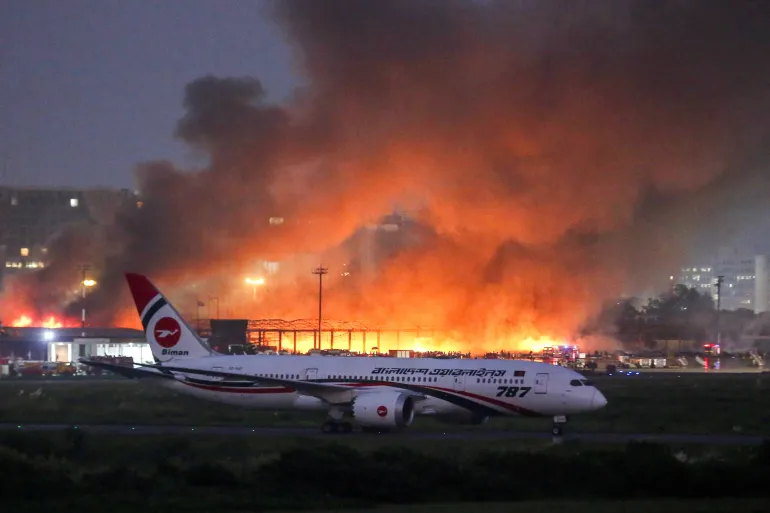 Bangladesh Airport Fire