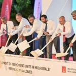 ބީއެމްއެލް އިން ހުޅުމާލެ ފުރަތަމަ ފިހަޔަވަހީގައި އިމާރާތްކުރާ 182 ހައުސިން ޔުނިޓުގެ ބިންގާ އަޅައިފި